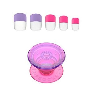 Popsocket - Neon Coast Pink PREMIUM PopGrip + Nails